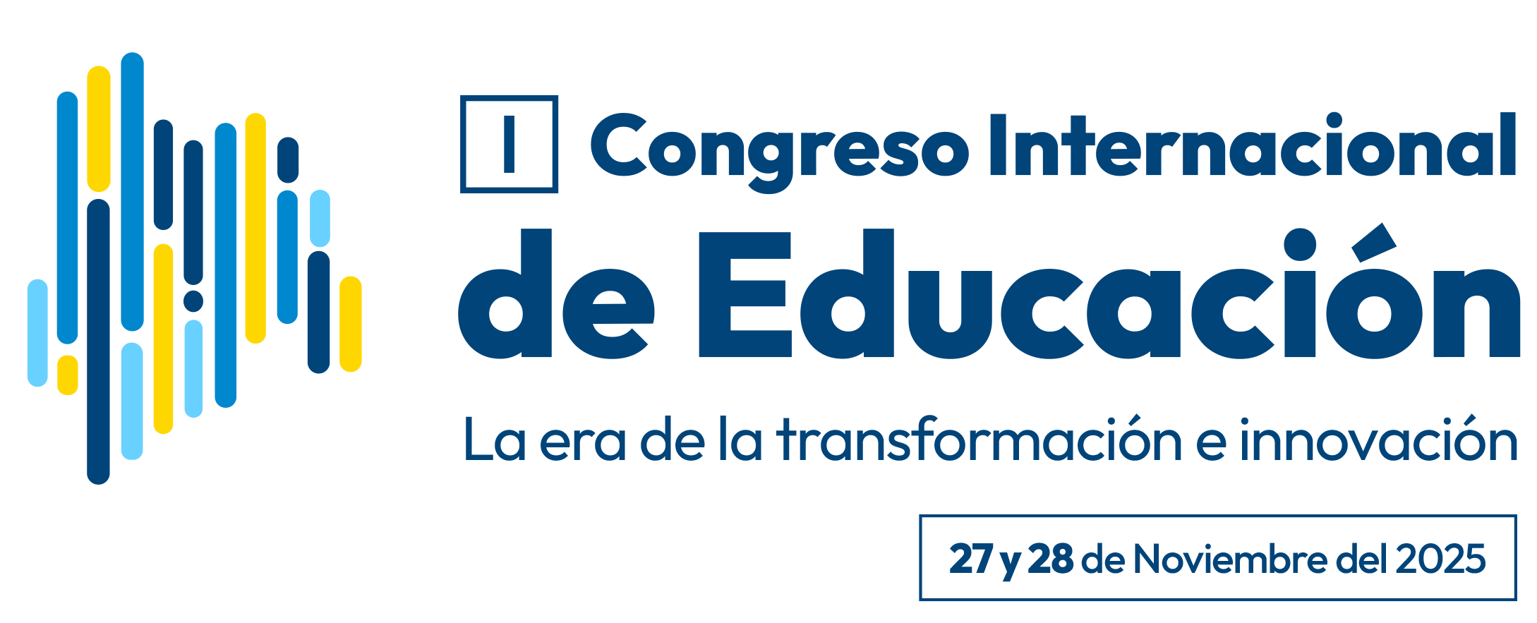 Logo I Congreso Internacional de Educación · La era de la transformación e innovación