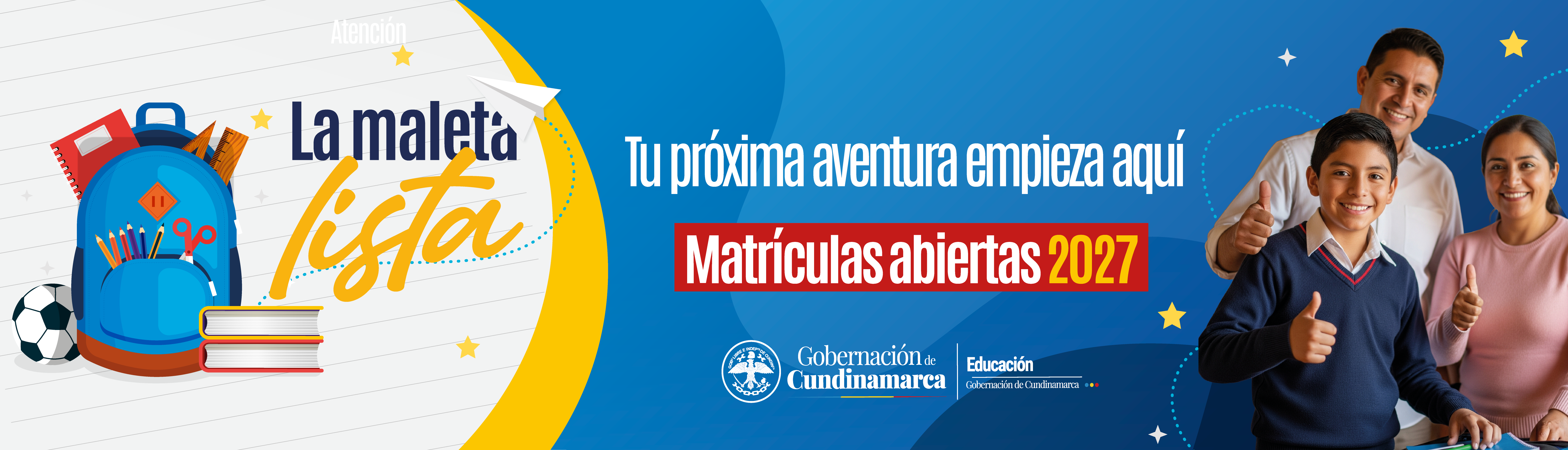 Inscripciones abiertas para estudiantes nuevos en los colegios oficiales de Cundinamarca